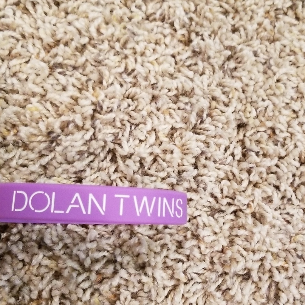 Purple dolan twins wristband